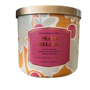 Bath & Body Works • Peach Bellini • 14.5 oz 3-wick candle